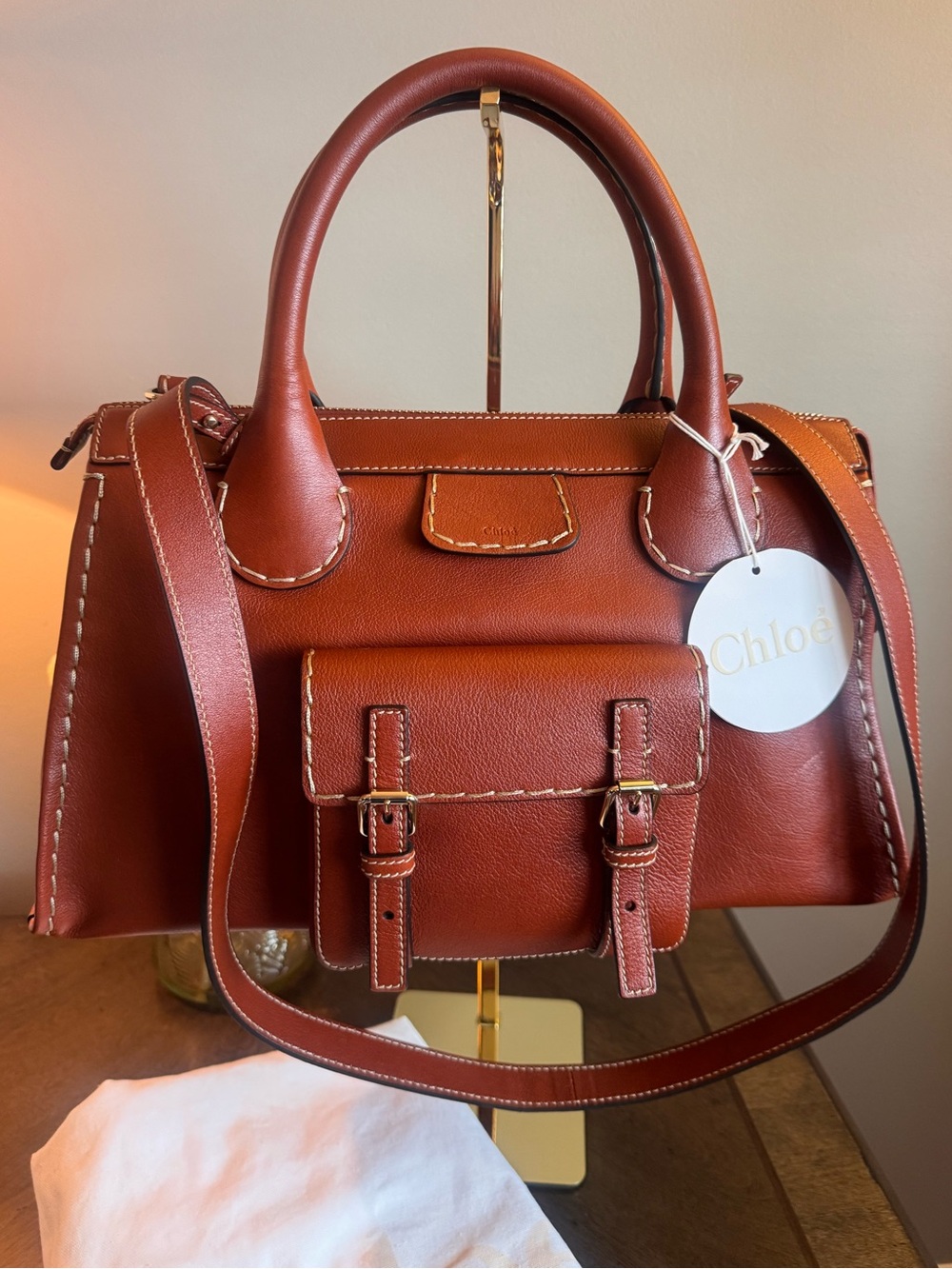 Chloe large Edith in buffalo leather